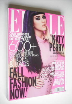 US Elle magazine - September 2012 - Katy Perry cover