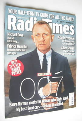 Radio Times magazine - Daniel Craig cover (27 October 2012)
