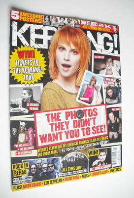Kerrang magazine - Hayley Williams cover (13 October 2012 - Issue 1436)