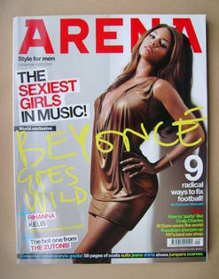 Arena magazine - September 2006 - Beyonce cover