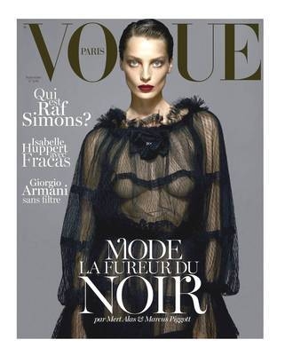 French Paris Vogue magazine - September 2012 - Daria Werbowy cover
