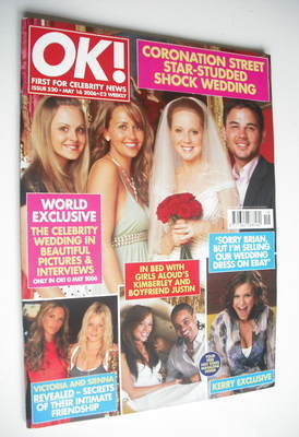 OK! magazine - Julia Haworth wedding cover (16 May 2006 - Issue 520)