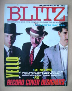 <!--1983-08-->Blitz magazine - July/August 1983 - Yello cover (No. 13)