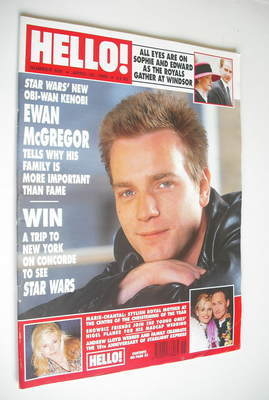 Hello! magazine - Ewan McGregor cover (20 April 1999 - Issue 556)