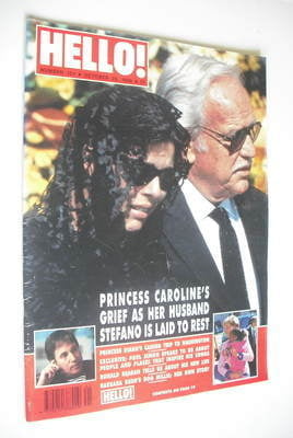 <!--1990-10-20-->Hello! magazine - Princess Caroline cover (20 October 1990