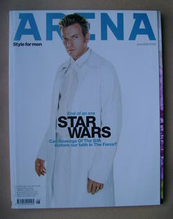 Arena magazine - June 2005 - Ewan McGregor cover