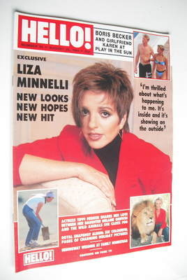 Hello! magazine - Liza Minnelli cover (26 August 1989 - Issue 66)