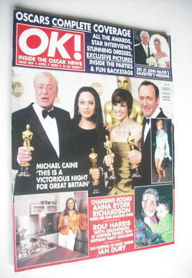 <!--2000-04-07-->OK! magazine - The Oscars cover (7 April 2000 - Issue 207)