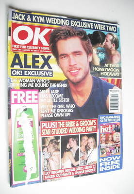 OK! magazine - Alex Sibley cover (28 August 2002 - Issue 330)