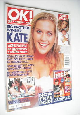 OK! magazine - Kate Lawler cover (14 August 2002 - Issue 328)