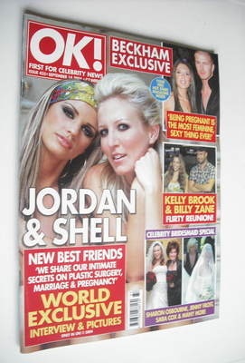 OK! magazine - Jordan Katie Price and Shell Jubin cover (14 September 2004 - Issue 435)