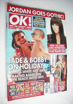 OK! magazine - Jade Goody and Bobby cover (7 April 2004 - Issue 412)