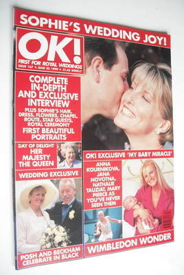 OK! magazine - Prince Edward and Sophie Rhys-Jones cover (25 June 1999 - Issue 167)