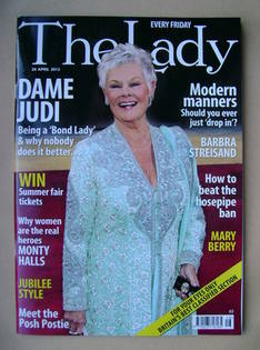 <!--2012-04-20-->The Lady magazine (20 April 2012 - Dame Judi Dench cover)