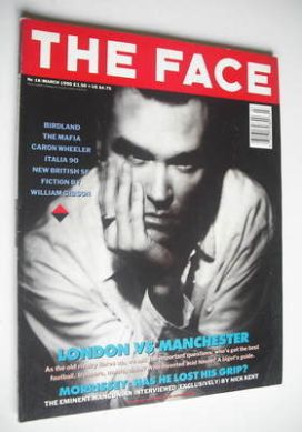 The Face magazine - Morrissey cover (March 1990 - Volume 2 No. 18)