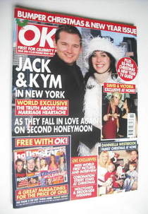 <!--2003-12-30-->OK! magazine - Jack and Kym Ryder cover (30 December 2003 