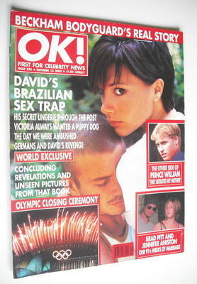 OK! magazine - David Beckham and Victoria Beckham cover (13 October 2000 - Issue 234)