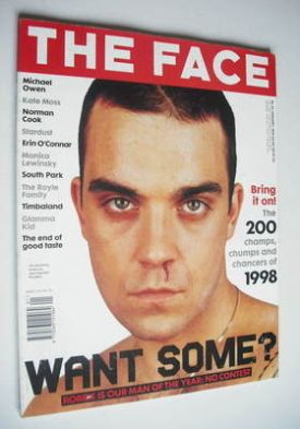 The Face magazine - Robbie Williams cover (January 1999 - Volume 3 No. 24)