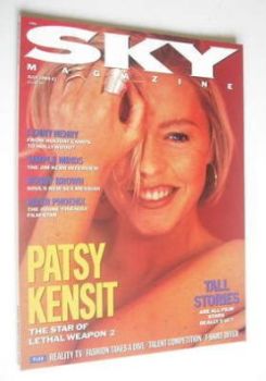 Sky magazine - Patsy Kensit cover (July 1989)