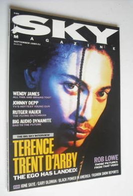 <!--1989-09-->Sky magazine - Terence Trent D'Arby cover (September 1989)