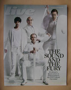 Live magazine - Ben Whishaw, David Suchet, Rory Kinnear, Tom Hiddleston cover (3 June 2012)
