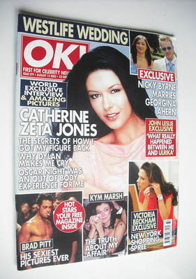 OK! magazine - Catherine Zeta Jones cover (12 August 2003 - Issue 379)