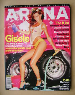 Arena magazine - December 2000 - Gisele Bundchen cover