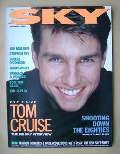 <!--1988-12-->Sky magazine - Tom Cruise cover (December 1988)