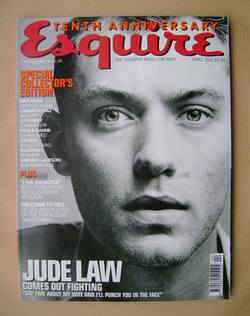 Esquire magazine - Jude Law cover (April 2001)