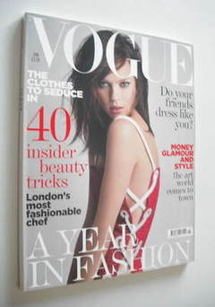 <!--2006-01-->British Vogue magazine - January 2006 - Elise Crombez cover