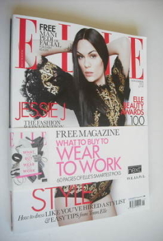 British Elle magazine - November 2012 - Jessie J cover