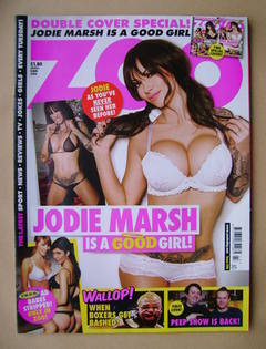 <!--2010-10-29-->Zoo magazine - Jodie Marsh cover (29 October-4 November 20