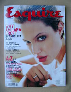 Esquire magazine - Angelina Jolie cover (July 2001)