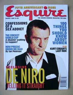 <!--1996-03-->Esquire magazine - Robert De Niro cover (March 1996)