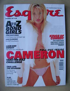 Esquire magazine - Cameron Diaz cover (November 1997)