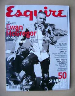 Esquire magazine - Ewan McGregor cover (September 2001)