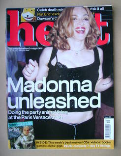 <!--1999-07-29-->Heat magazine - Madonna cover (29 July-4 August 1999 - Iss