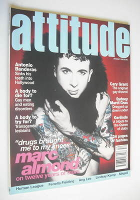 <!--1995-01-->Attitude magazine - Marc Almond cover (January 1995)