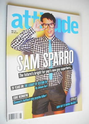 Attitude magazine - Sam Sparro cover (June 2008)