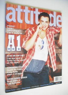 <!--2001-01-->Attitude magazine - Ben Adams cover (January 2001 - Issue 81)
