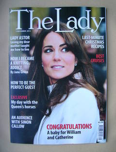 <!--2012-12-07-->The Lady magazine (7 December 2012 - Kate Middleton cover)