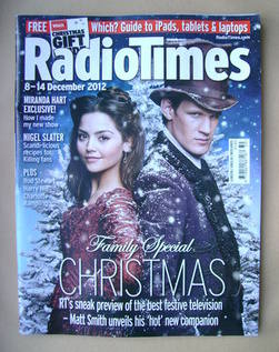 Radio Times magazine - Matt Smith and Jenna Louise Coleman cover (8-14 December 2012)