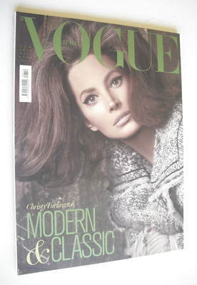 Vogue Italia magazine - July 2010 - Christy Turlington cover