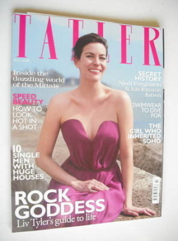 Tatler magazine - July 2010 - Liv Tyler cover