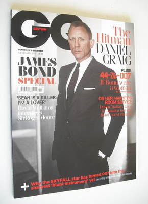 British GQ magazine - November 2012 - Daniel Craig cover