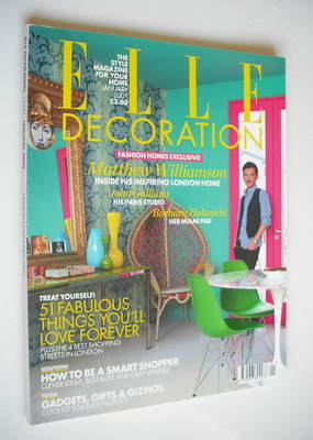 <!--2009-01-->Elle Decoration magazine (January 2009 - Matthew Williamson c