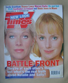 TV Times magazine - Denise Welch and Sally Whittaker cover (20-26 September 1997)