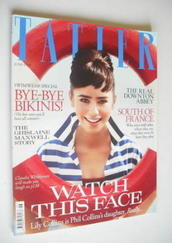Tatler magazine - June 2011 - Lily Collins cover