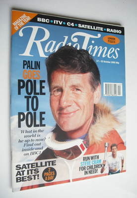 Radio Times magazine - Michael Palin cover (17-23 October 1992)