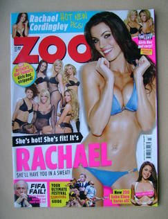 <!--2011-06-10-->Zoo magazine - Rachael Cordingley cover (10-16 June 2011)